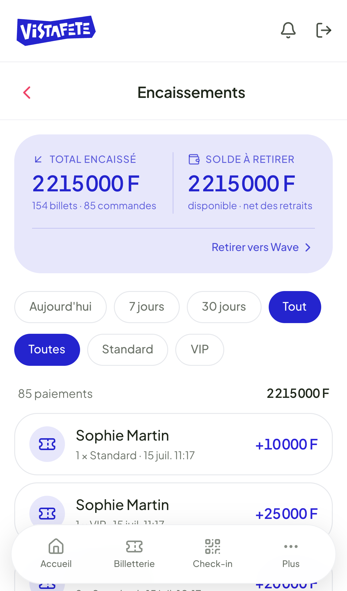 Ton argent, en clair